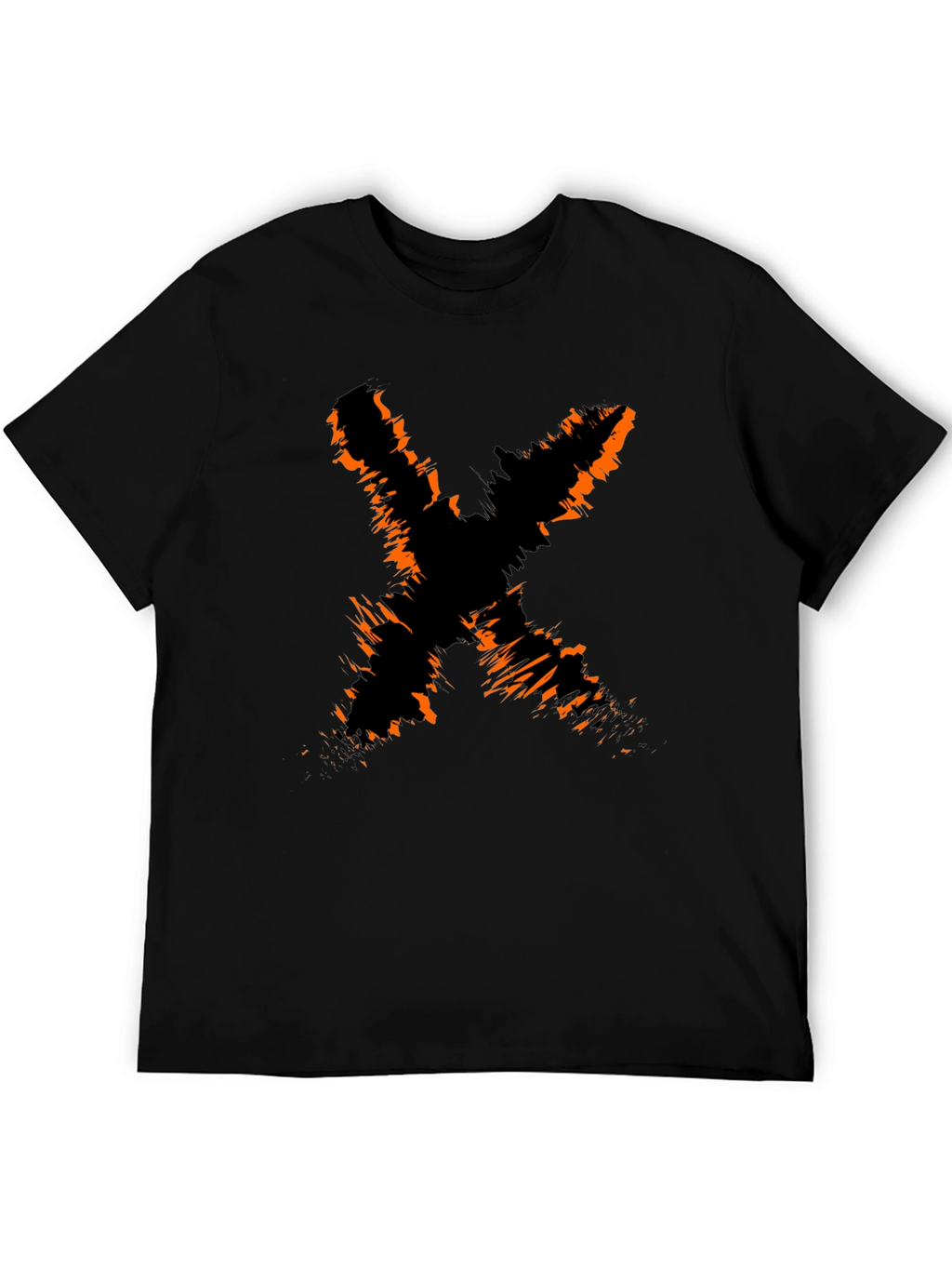 Edgy X Graphic Black Tee