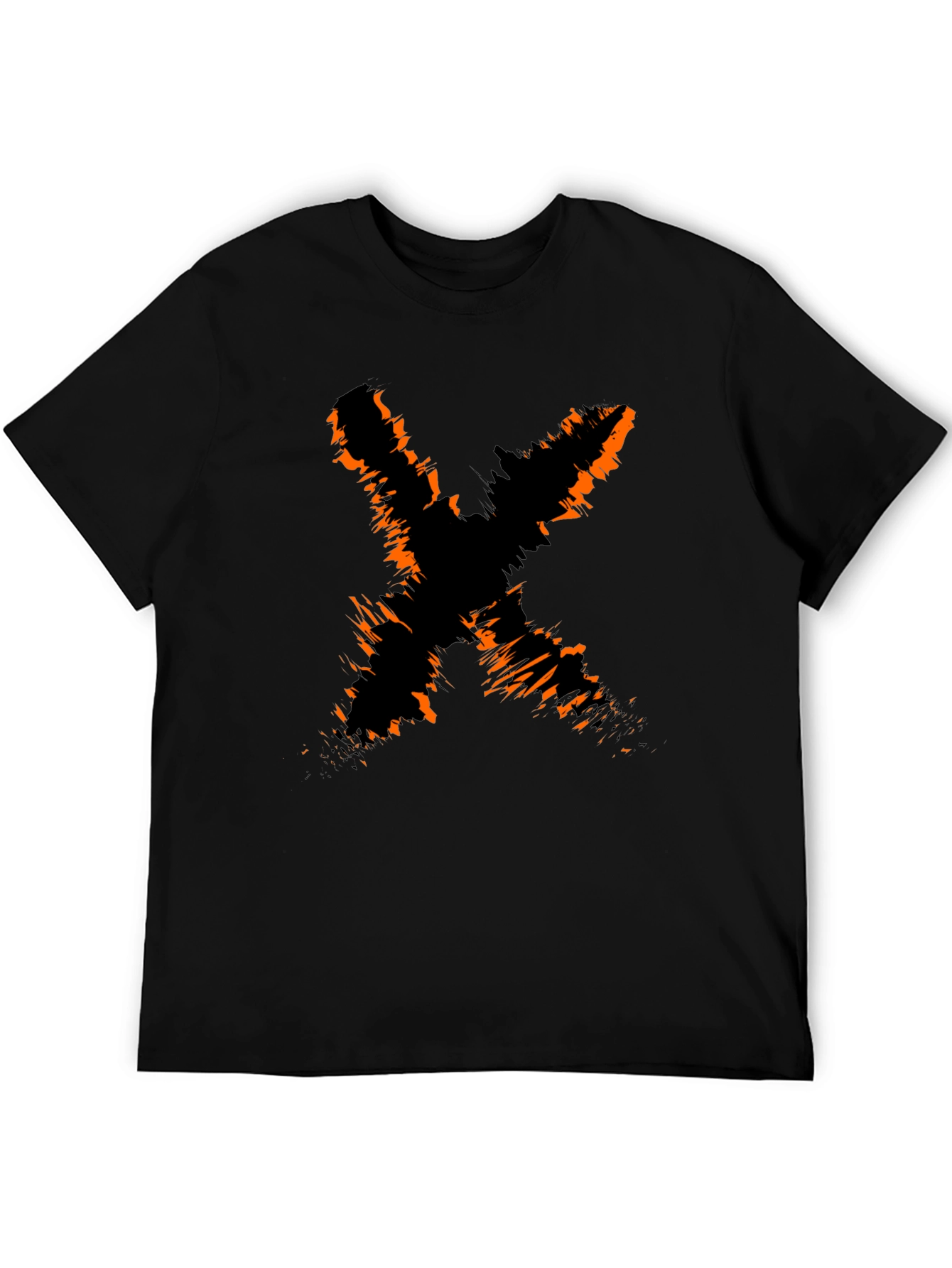Edgy X Graphic Black Tee