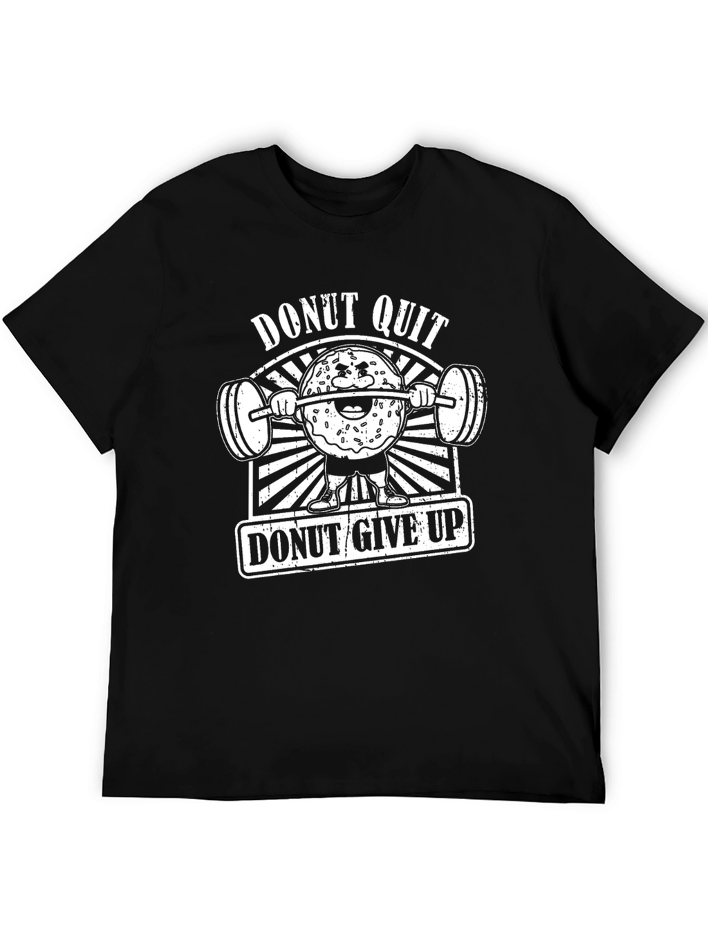 Donut Quit Funny Workout T-Shirt