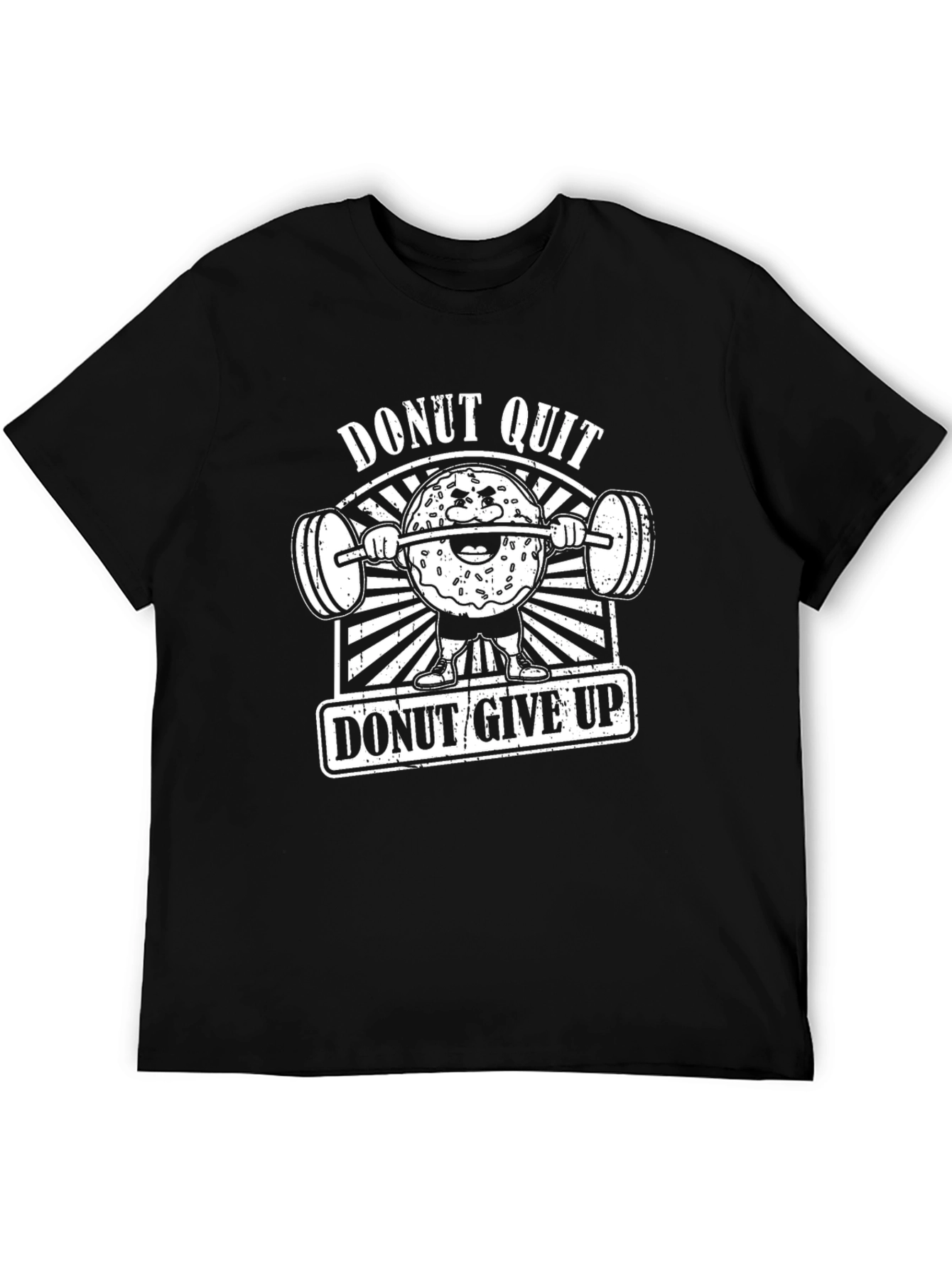 Donut Quit Funny Workout T-Shirt