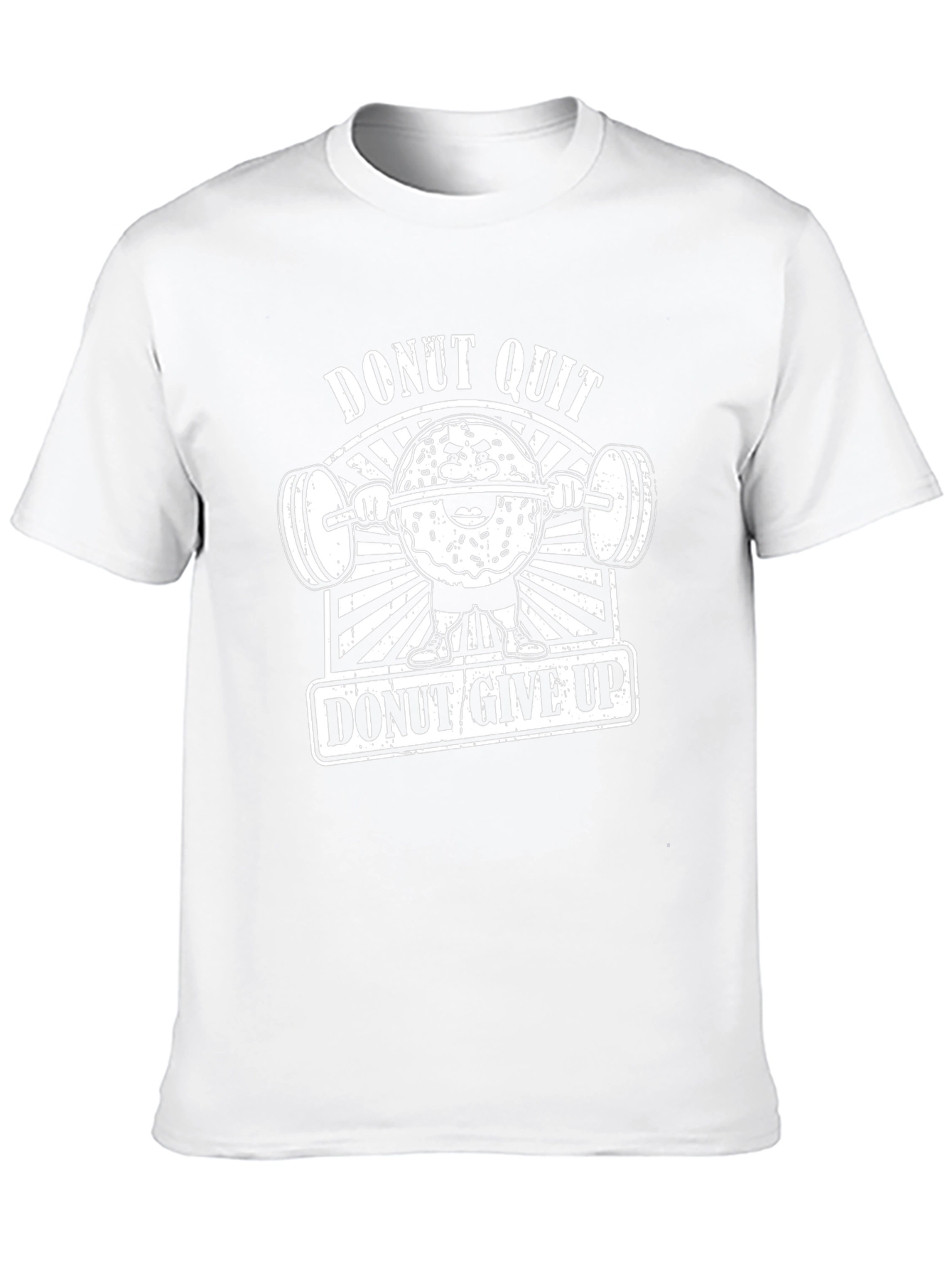 Donut Quit Funny Workout T-Shirt