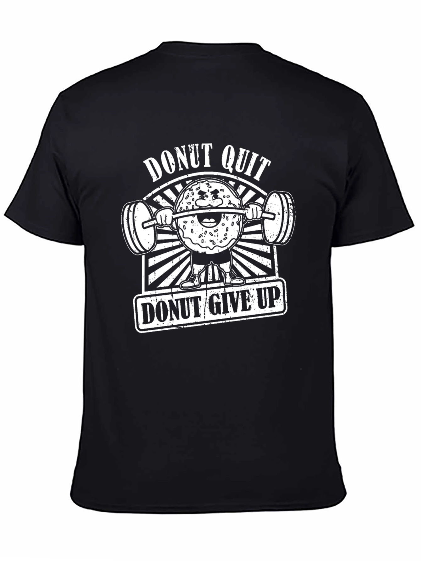 Donut Quit Funny Workout T-Shirt