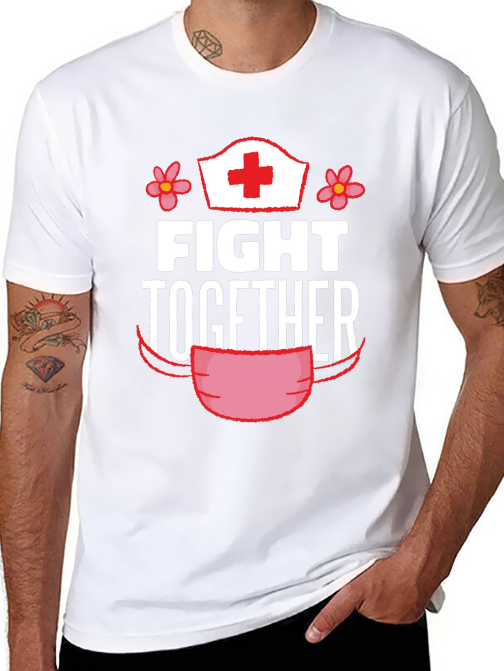 Fight Together Graphic Tee - Nurse Pride Shirt