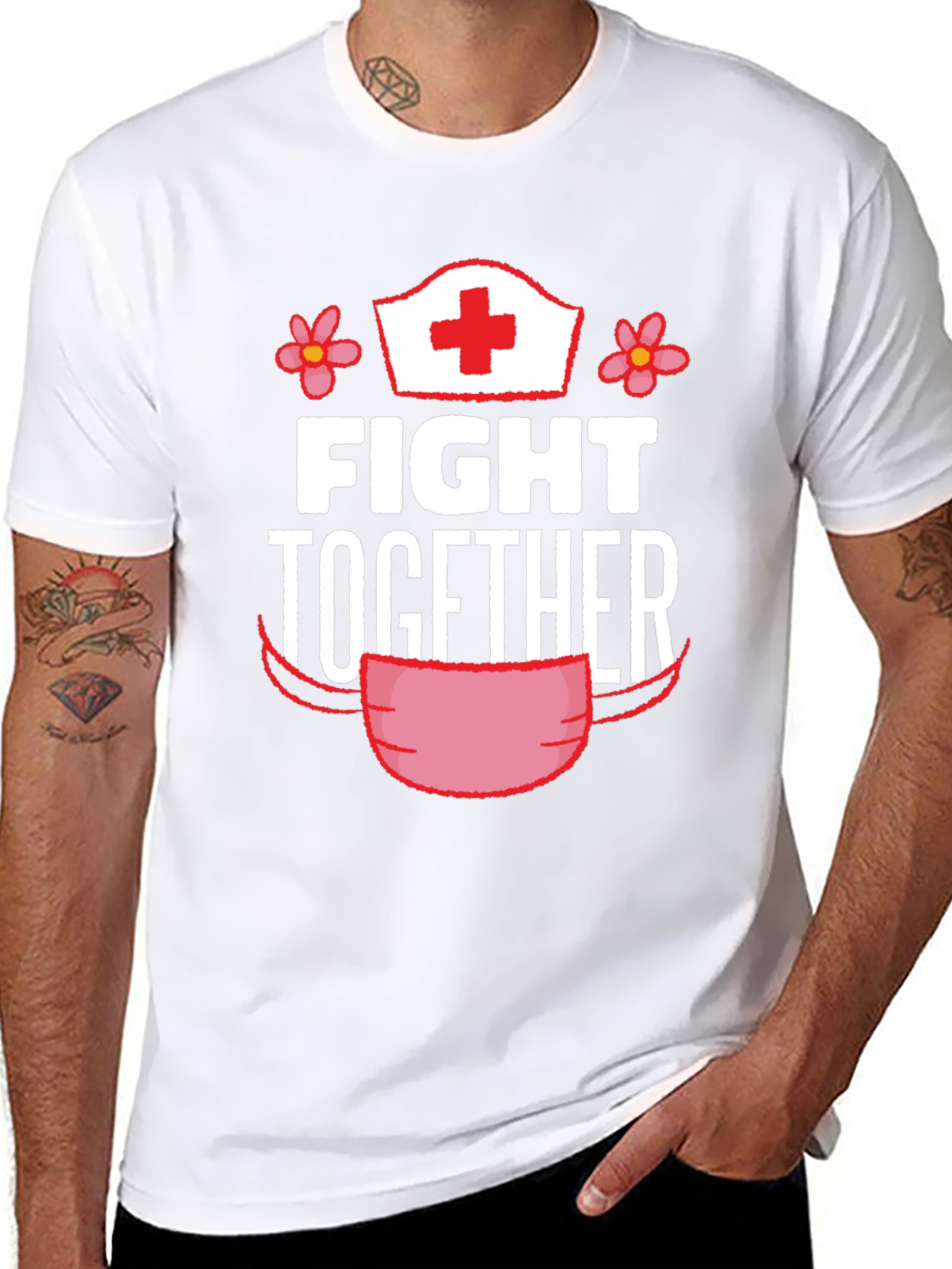 Fight Together Graphic Tee - Nurse Pride Shirt
