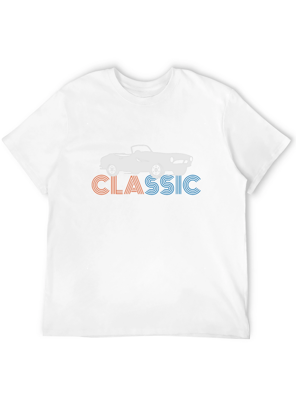 Classic Car Graphic Tee - Retro Style Black T-Shirt