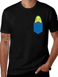 Avocado Pocket Tee - Cute Fruit Graphic T-Shirt