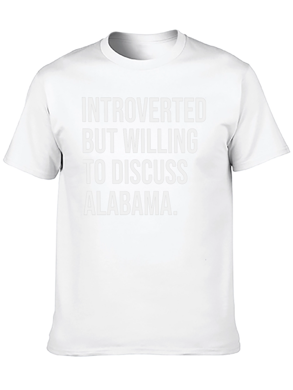 Introverted Alabama Fan T-Shirt