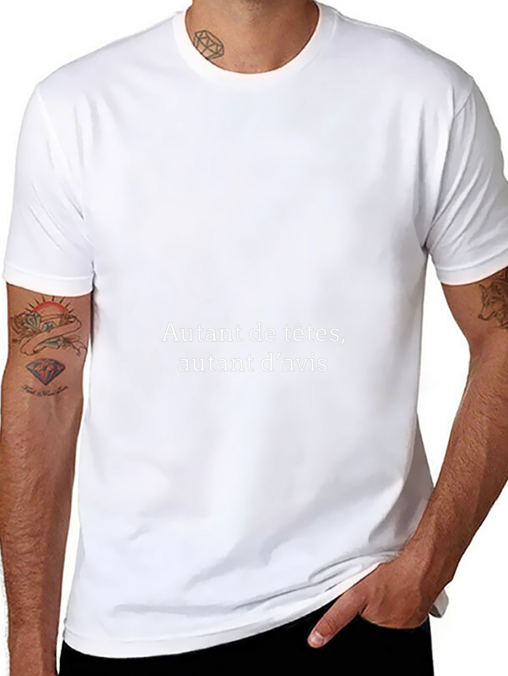 Autant De Têtes Black T-Shirt