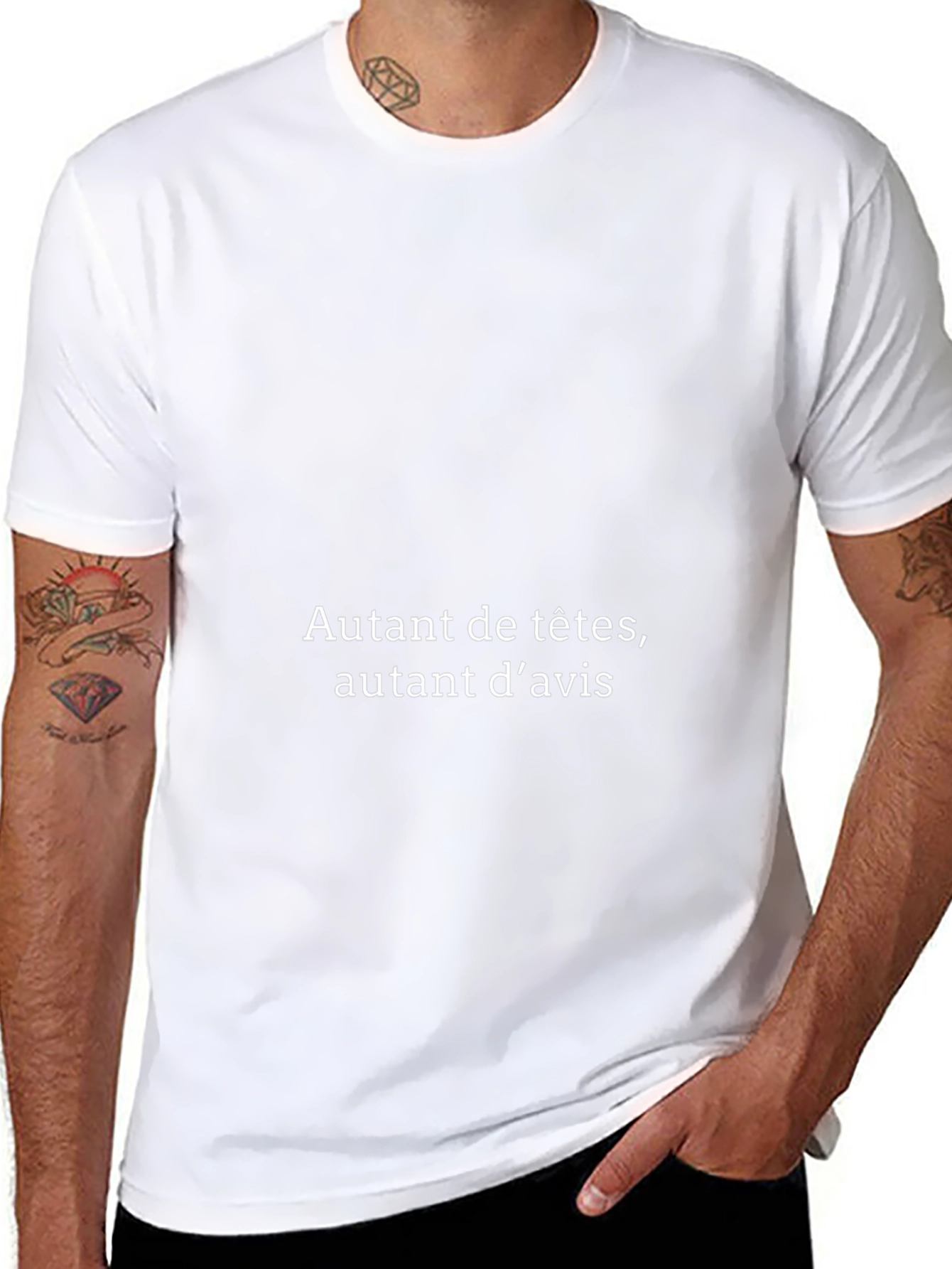 Autant De Têtes Black T-Shirt
