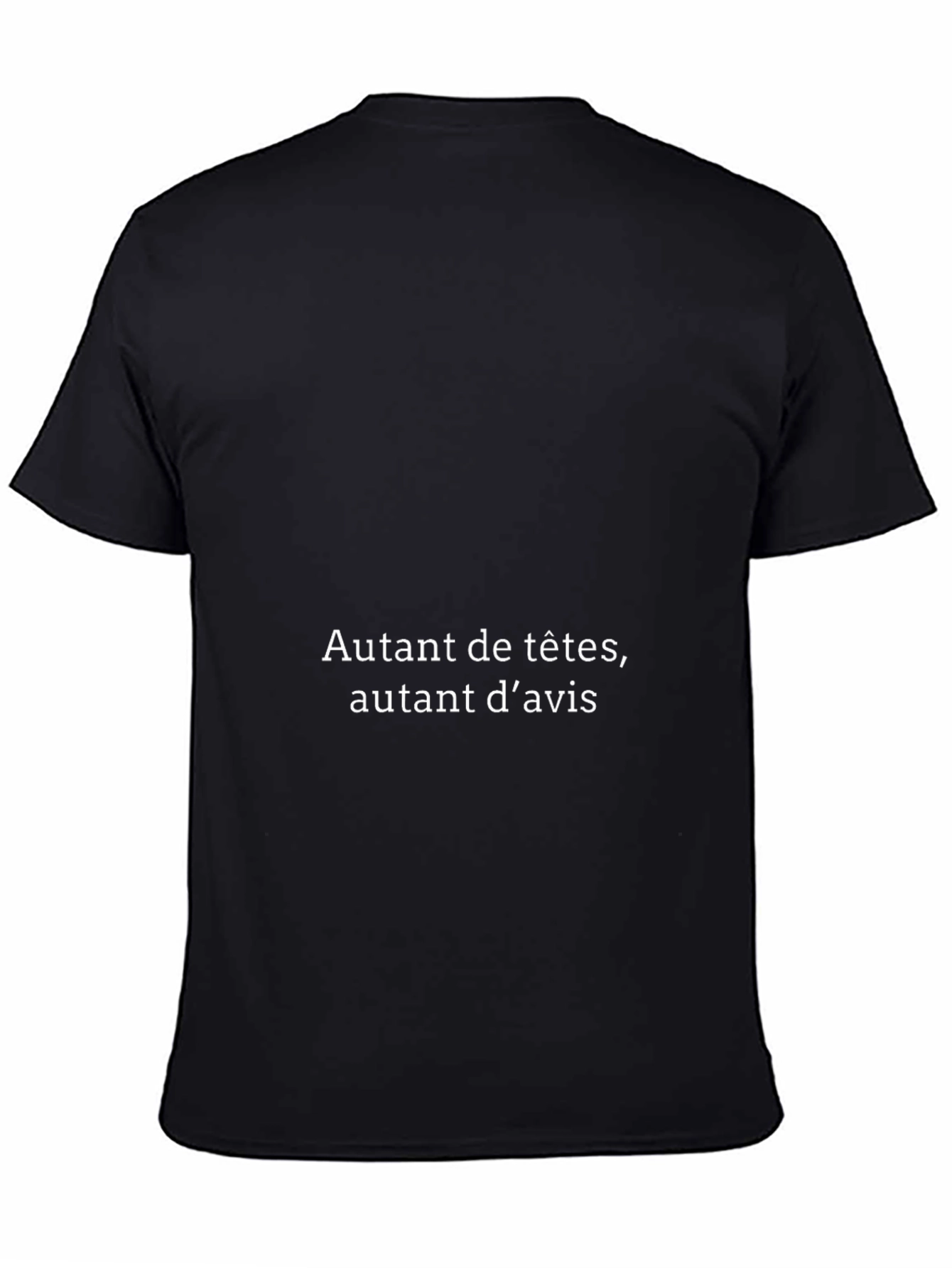 Autant De Têtes Black T-Shirt