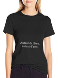 Autant De Têtes Black T-Shirt
