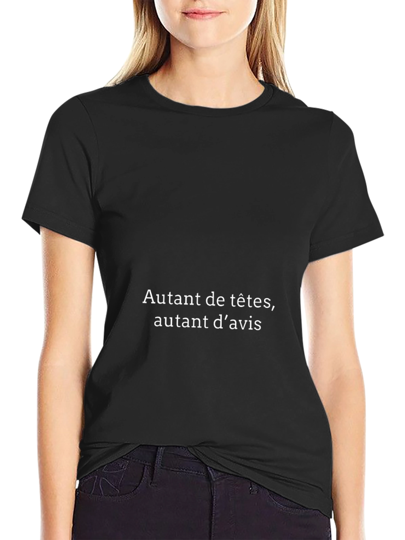 Autant De Têtes Black T-Shirt