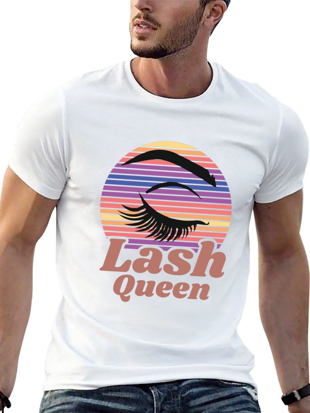 Lash Queen Graphic Tee - Retro Style