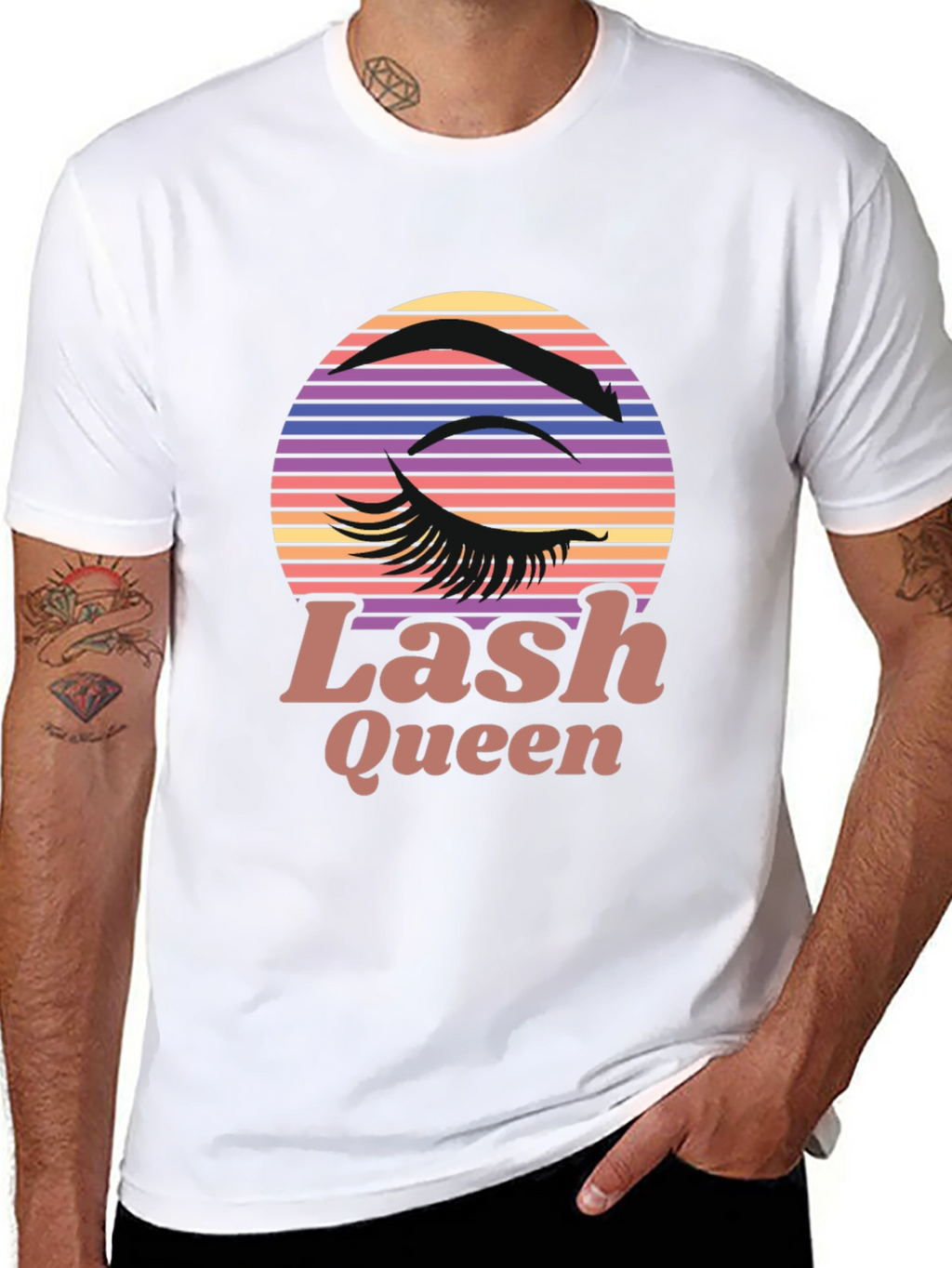 Lash Queen Graphic Tee - Retro Style
