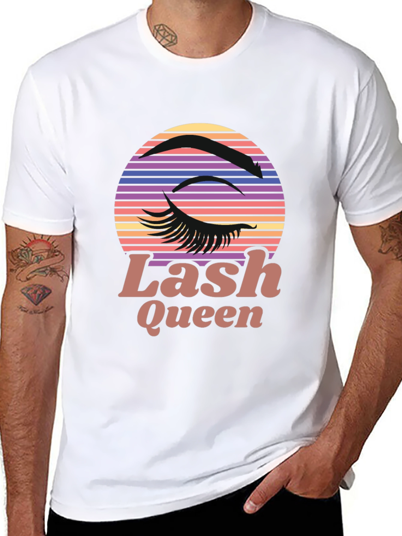 Lash Queen Graphic Tee - Retro Style