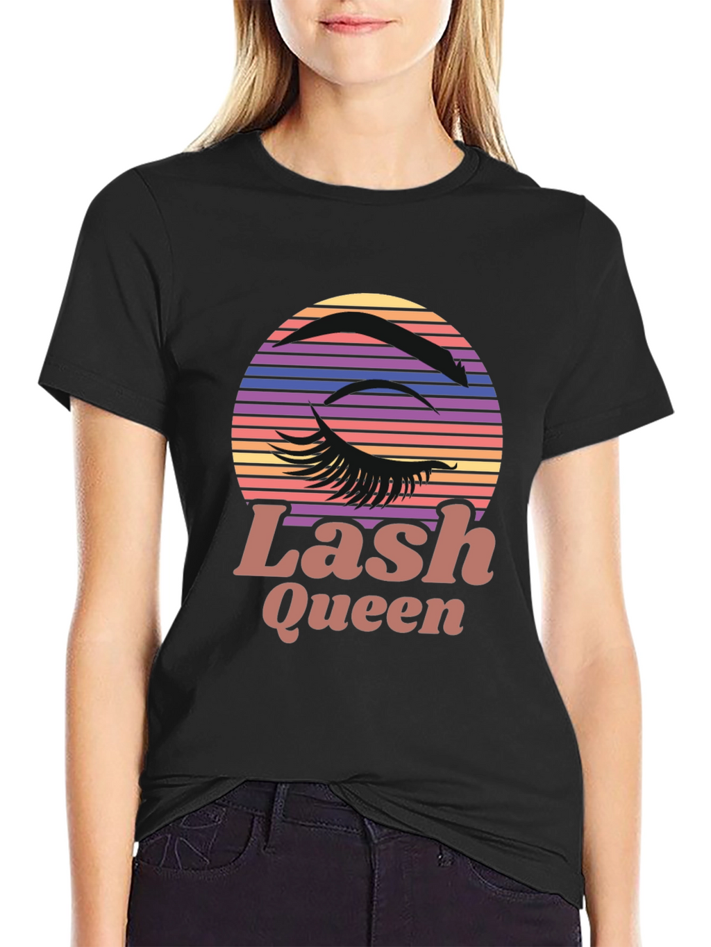 Lash Queen Graphic Tee - Retro Style