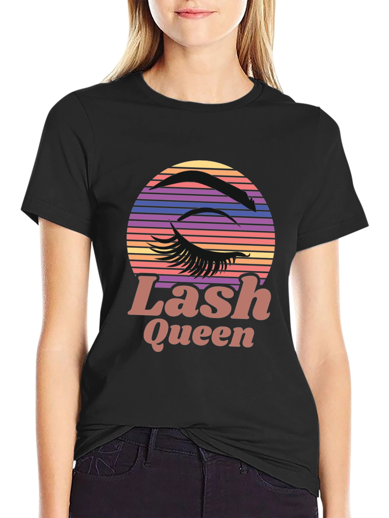 Lash Queen Graphic Tee - Retro Style