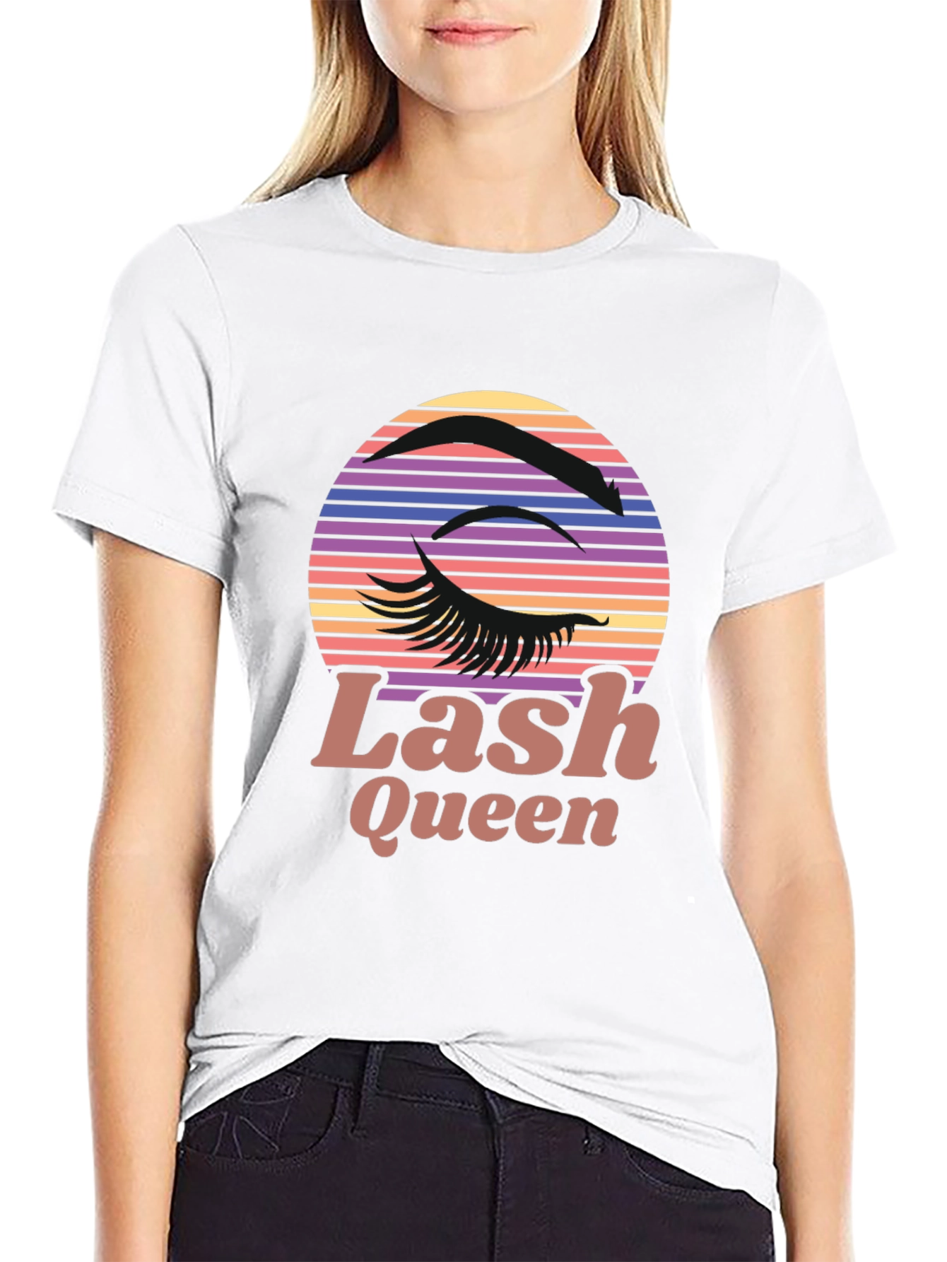 Lash Queen Graphic Tee - Retro Style