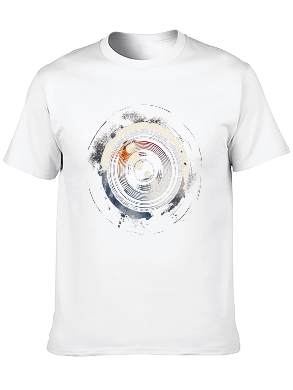 Lens Graphic Mens Black Tee - Photographer Style