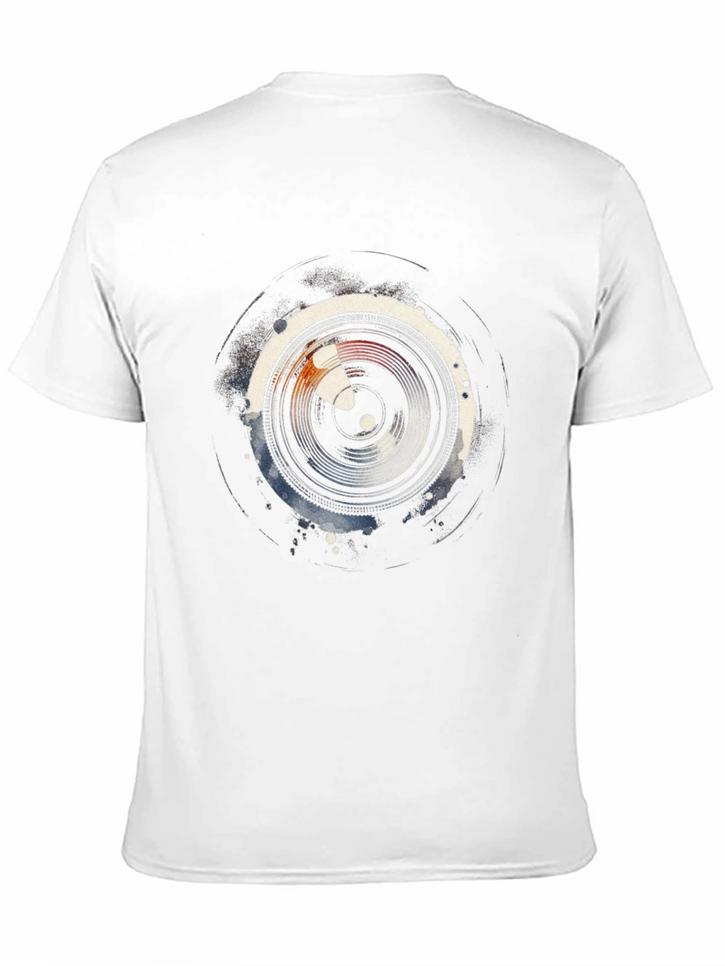 Lens Graphic Mens Black Tee - Photographer Style