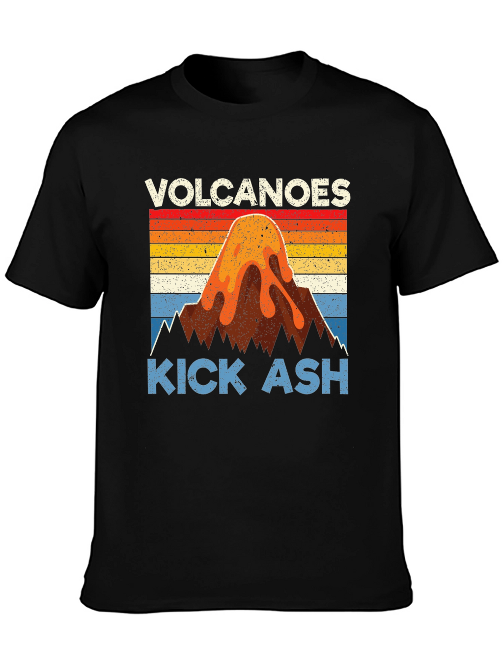 Volcanoes Kick Ash Graphic T-Shirt