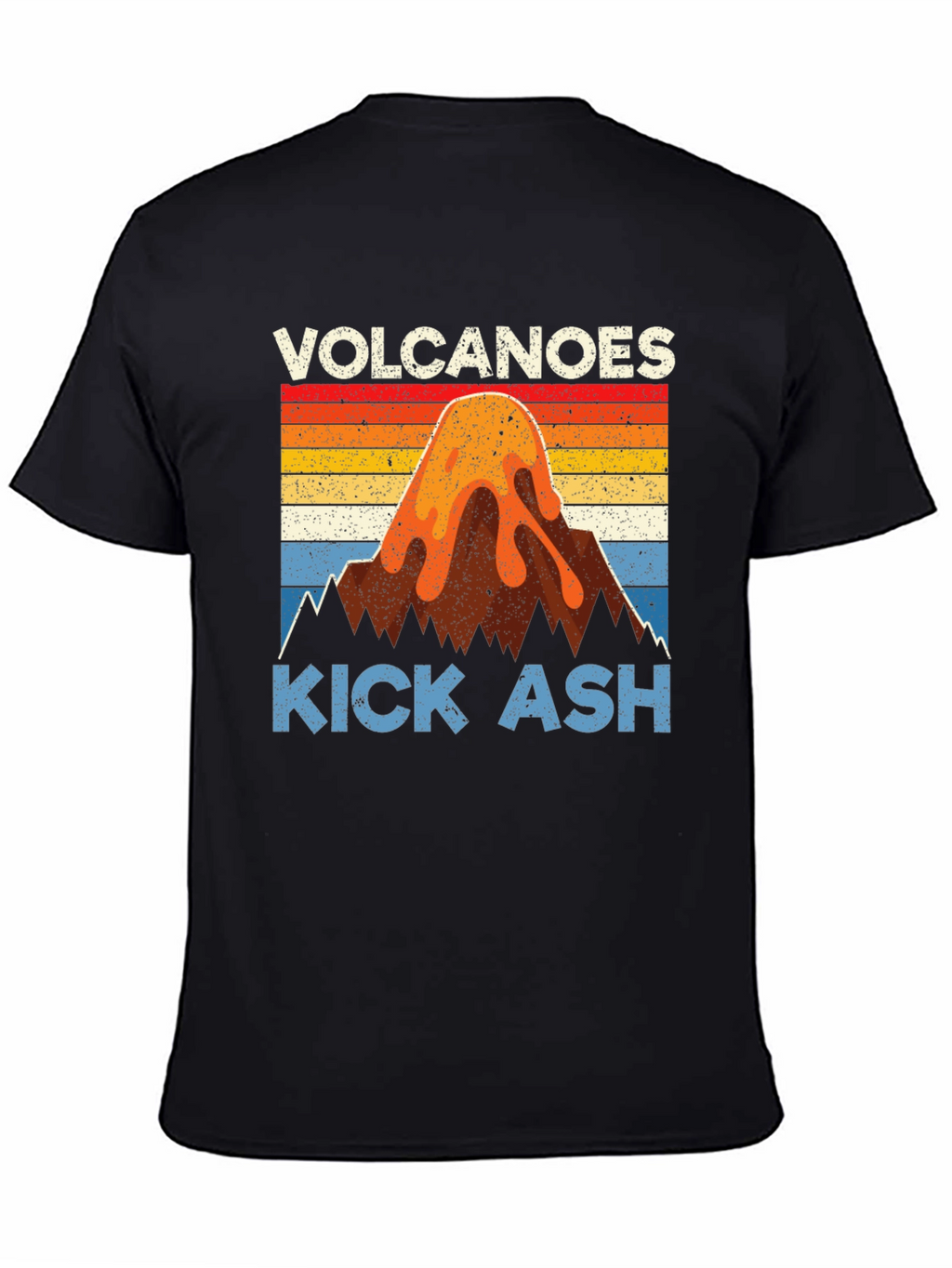 Volcanoes Kick Ash Graphic T-Shirt