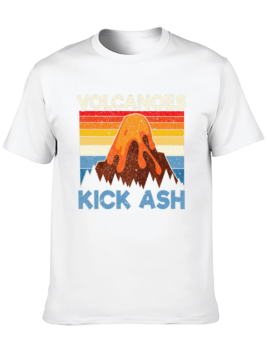 Volcanoes Kick Ash Graphic T-Shirt