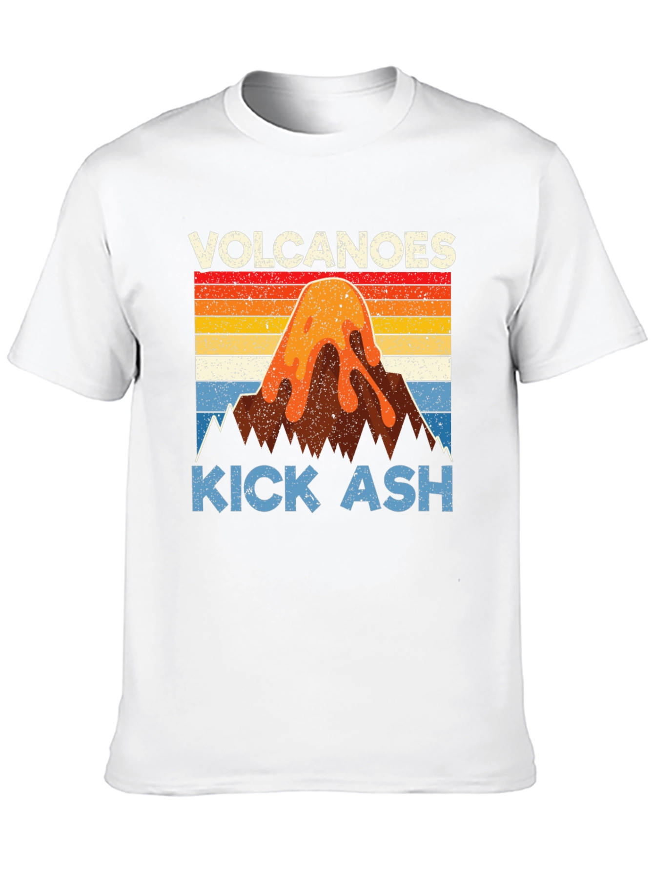 Volcanoes Kick Ash Graphic T-Shirt