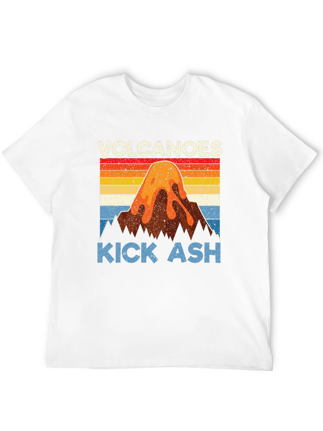 Volcanoes Kick Ash Graphic T-Shirt