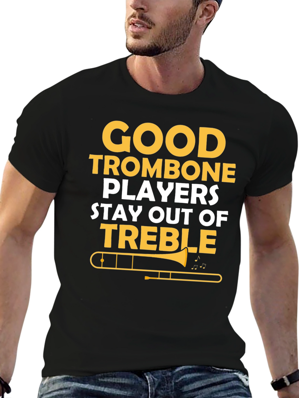 Good Trombone Players T-Shirt Funny Music Tee