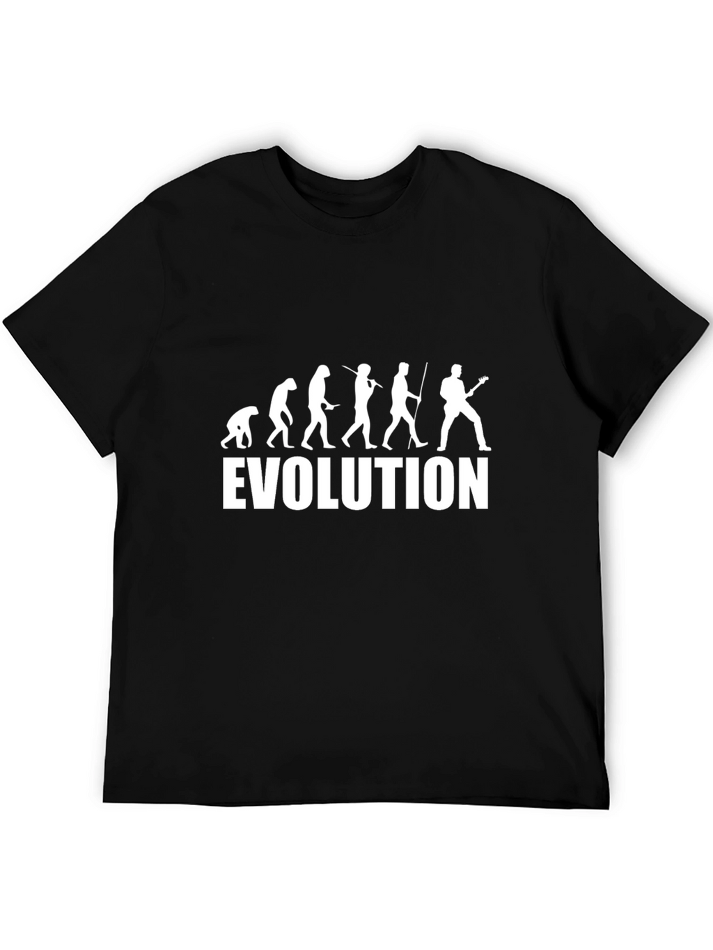 Evolution of Rock Graphic T-Shirt