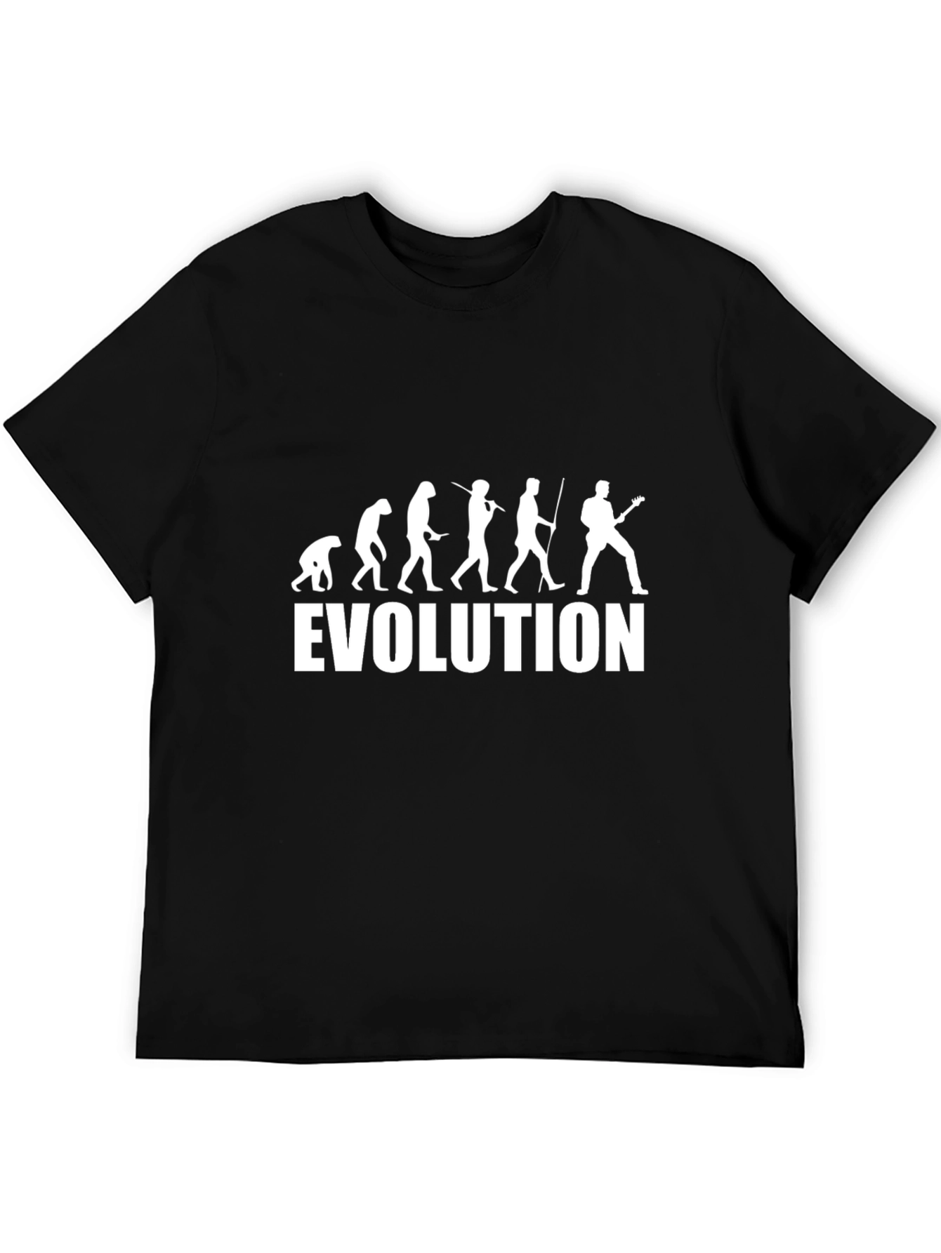 Evolution of Rock Graphic T-Shirt