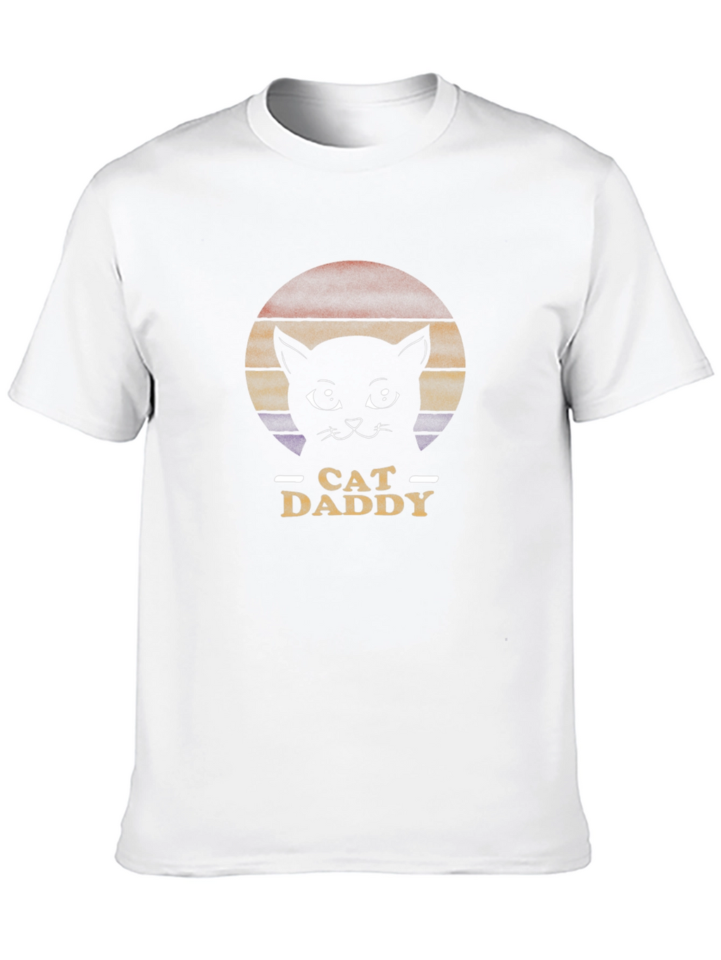 Cat Daddy Retro Black T-Shirt