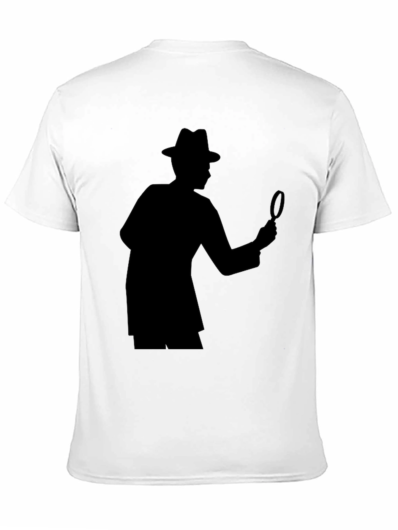 Detective Silhouette T-Shirt - Sleuth Style!