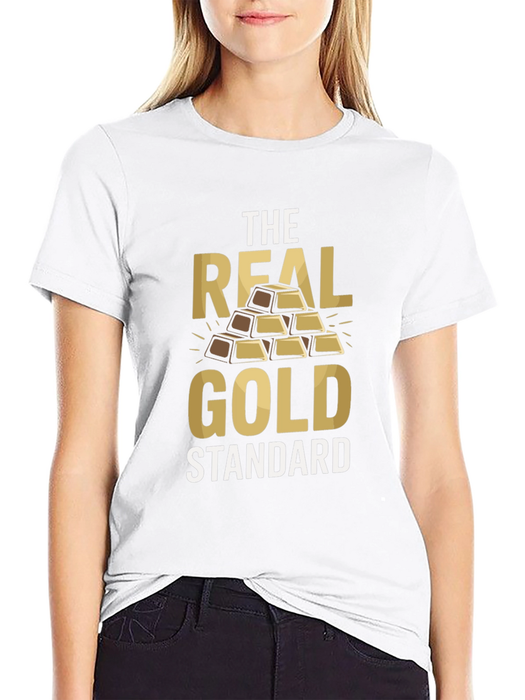 The Real Gold Standard Black Graphic Tee