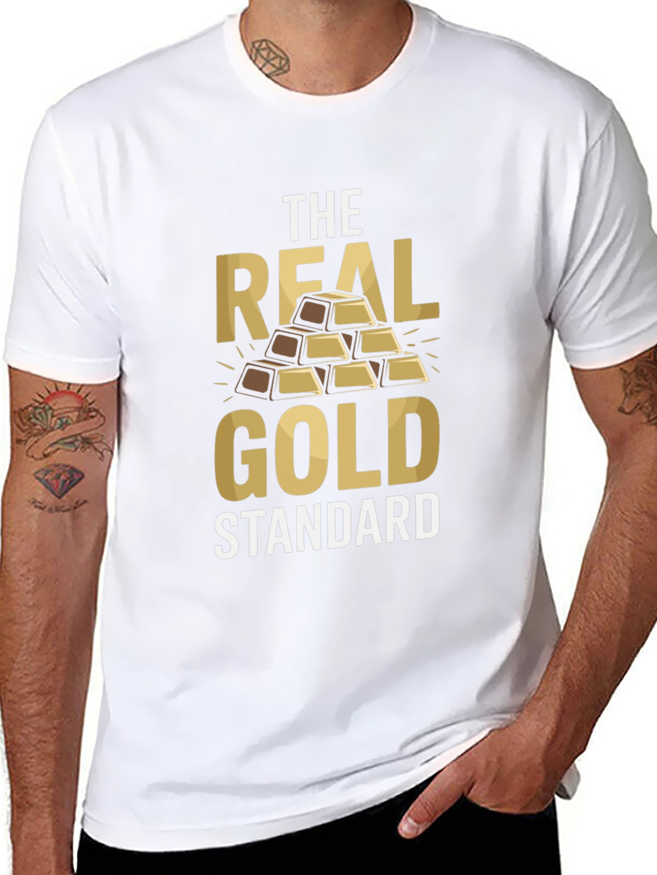The Real Gold Standard Black Graphic Tee