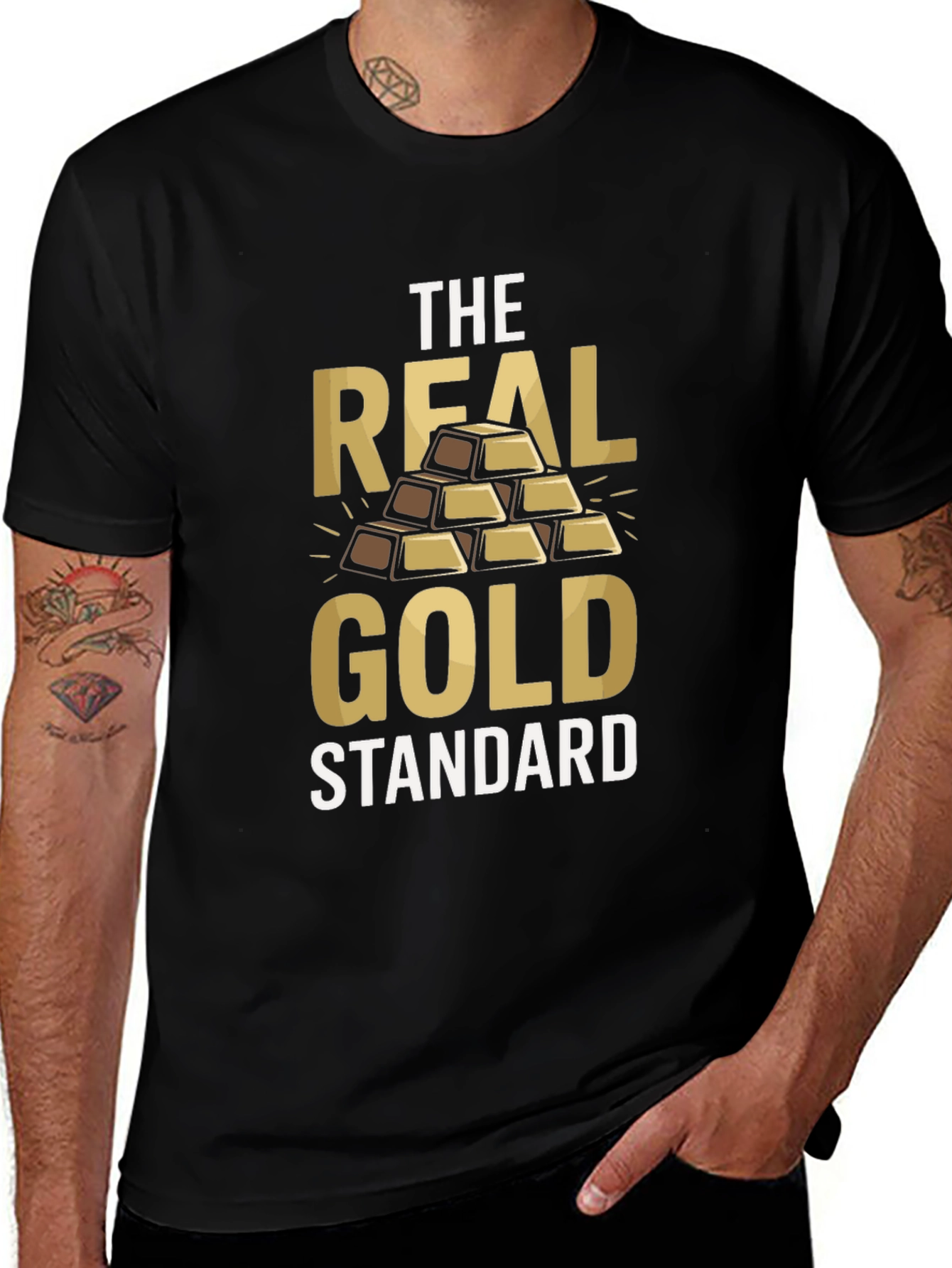 The Real Gold Standard Black Graphic Tee