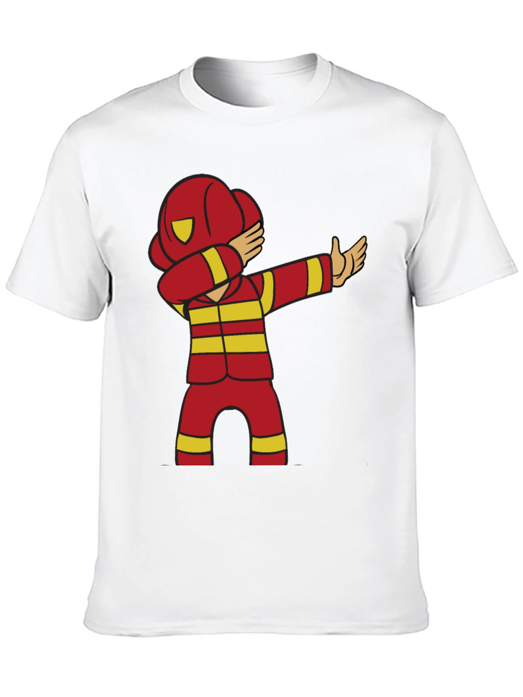 Cartoon Firefighter Dabbing T-Shirt