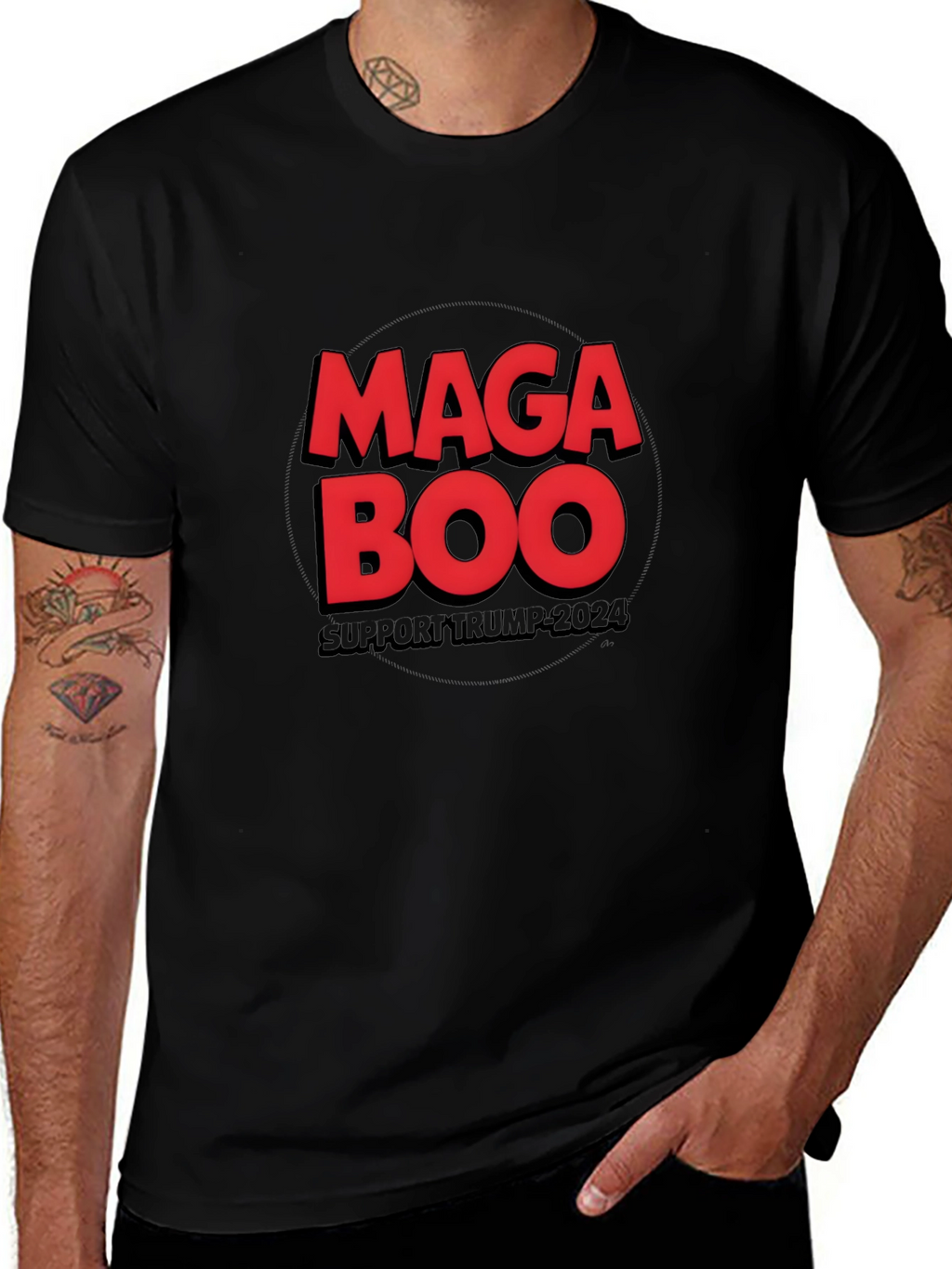 MAGA BOO Support Trump 2024 Graphic T-Shirt