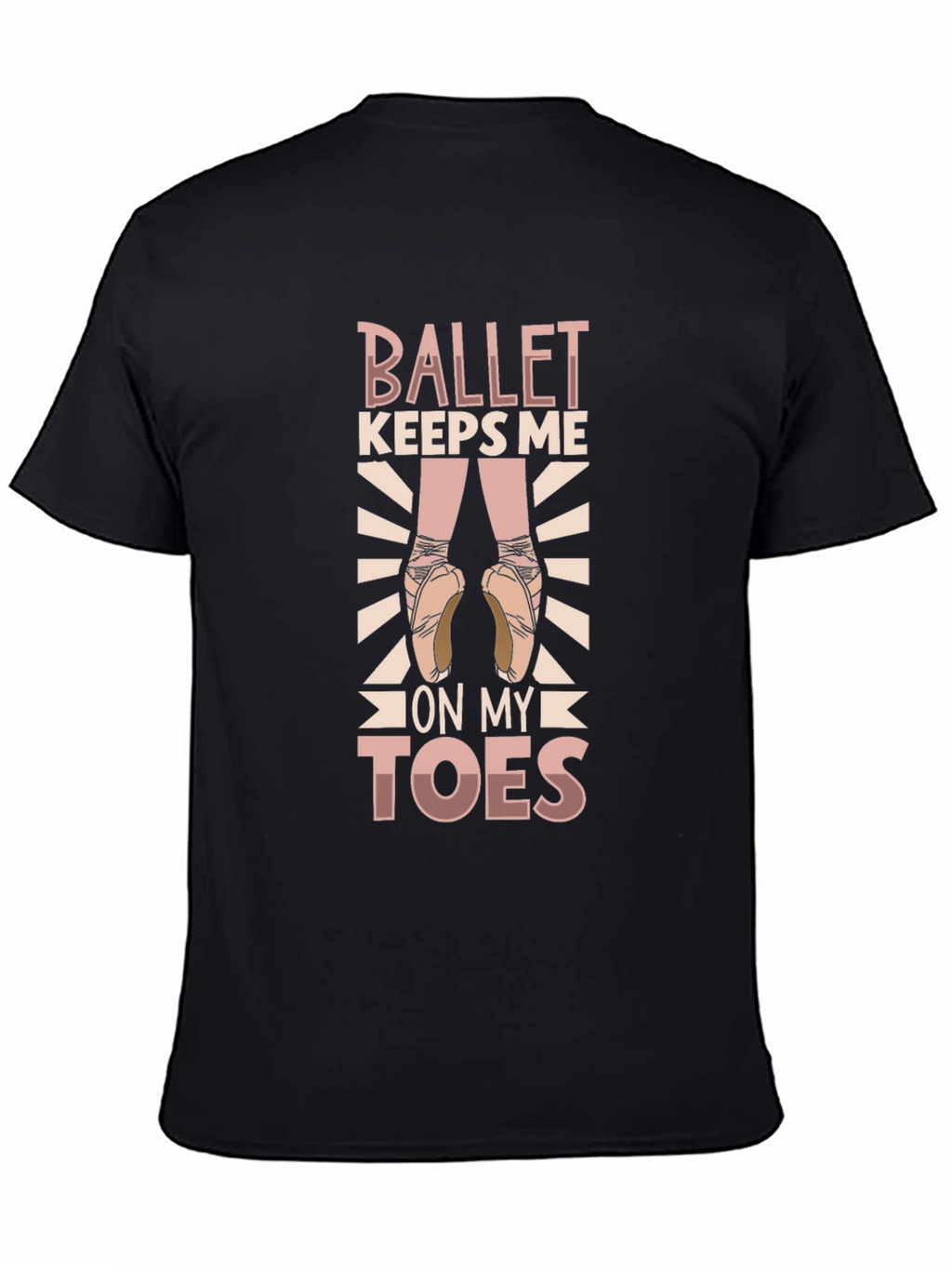 Ballet Keeps Me On My Toes Graphic Tee
