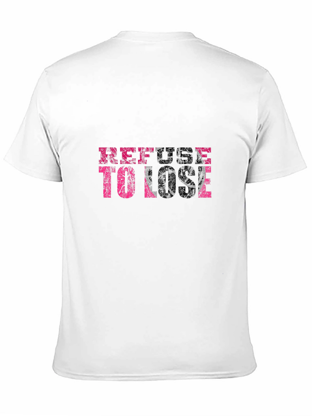 Refuse To Lose Graphic Tee - Black T-Shirt