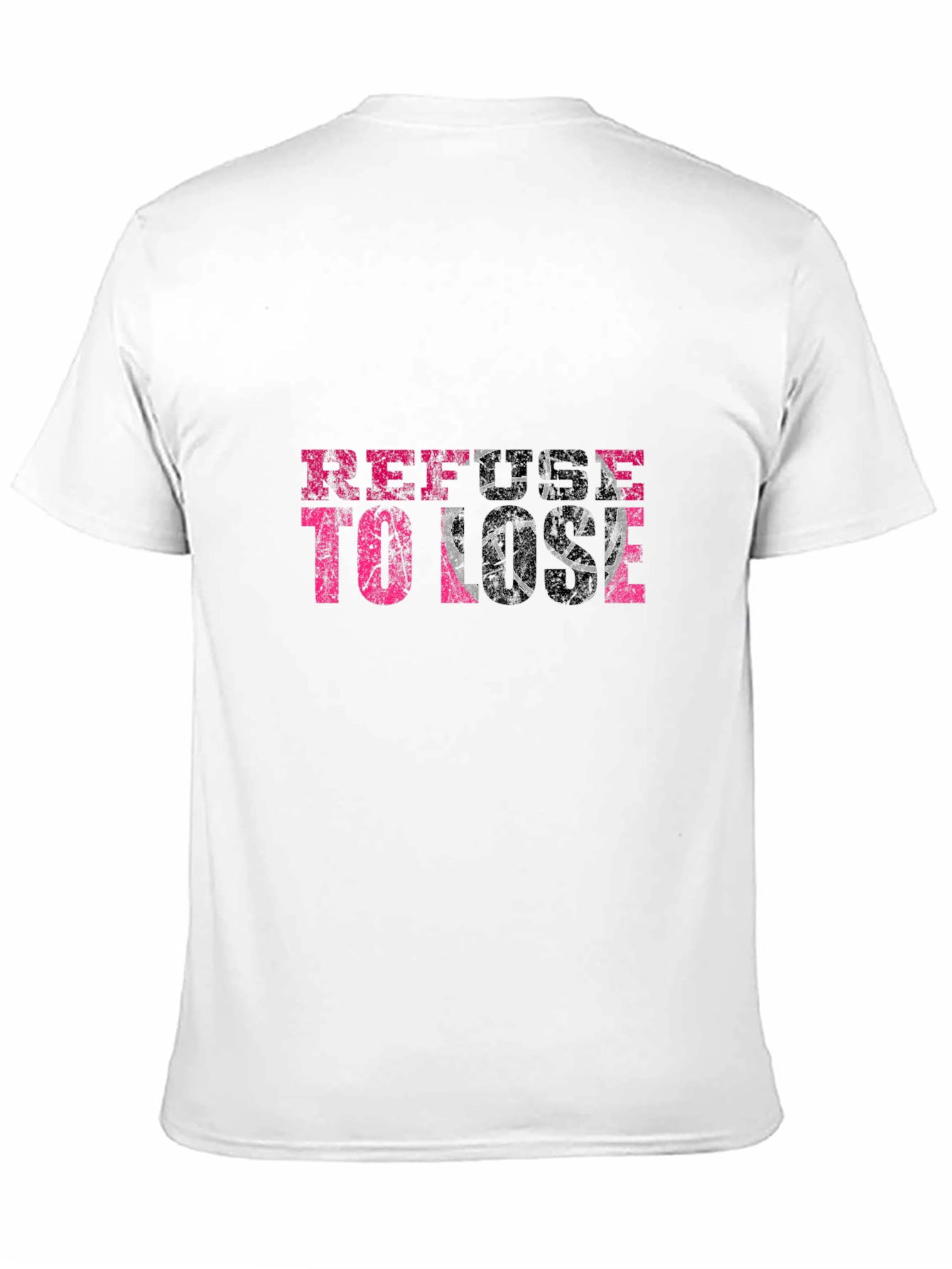 Refuse To Lose Graphic Tee - Black T-Shirt