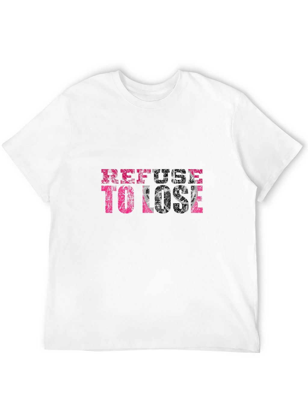 Refuse To Lose Graphic Tee - Black T-Shirt
