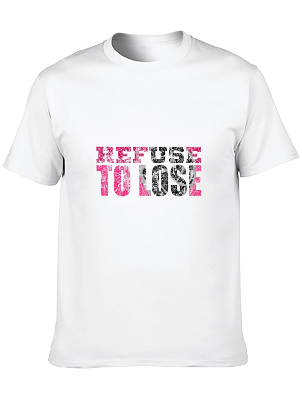 Refuse To Lose Graphic Tee - Black T-Shirt