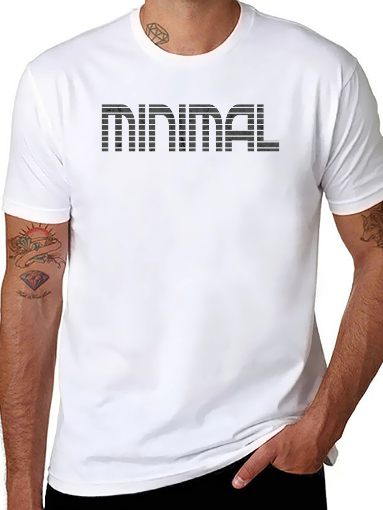 Minimalist Graphic Tee - Modern Streetwear Shirt