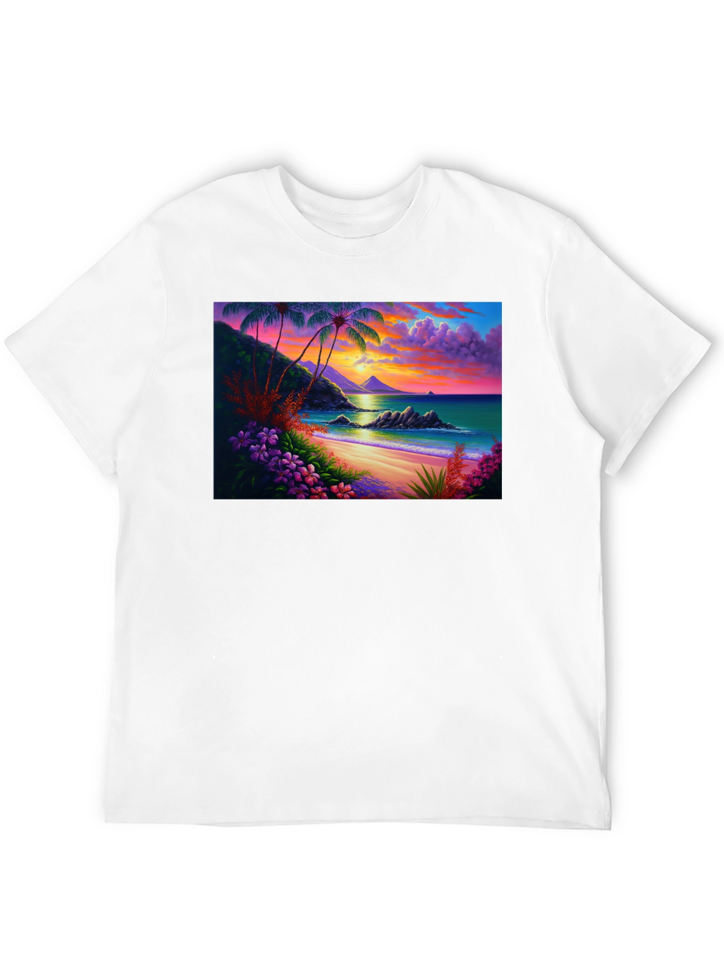 Tropical Beach Sunset Tee