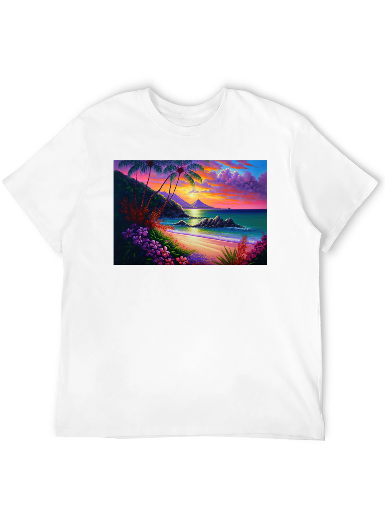 Tropical Beach Sunset Tee