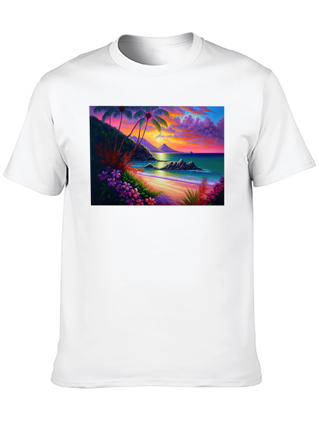 Tropical Beach Sunset Tee