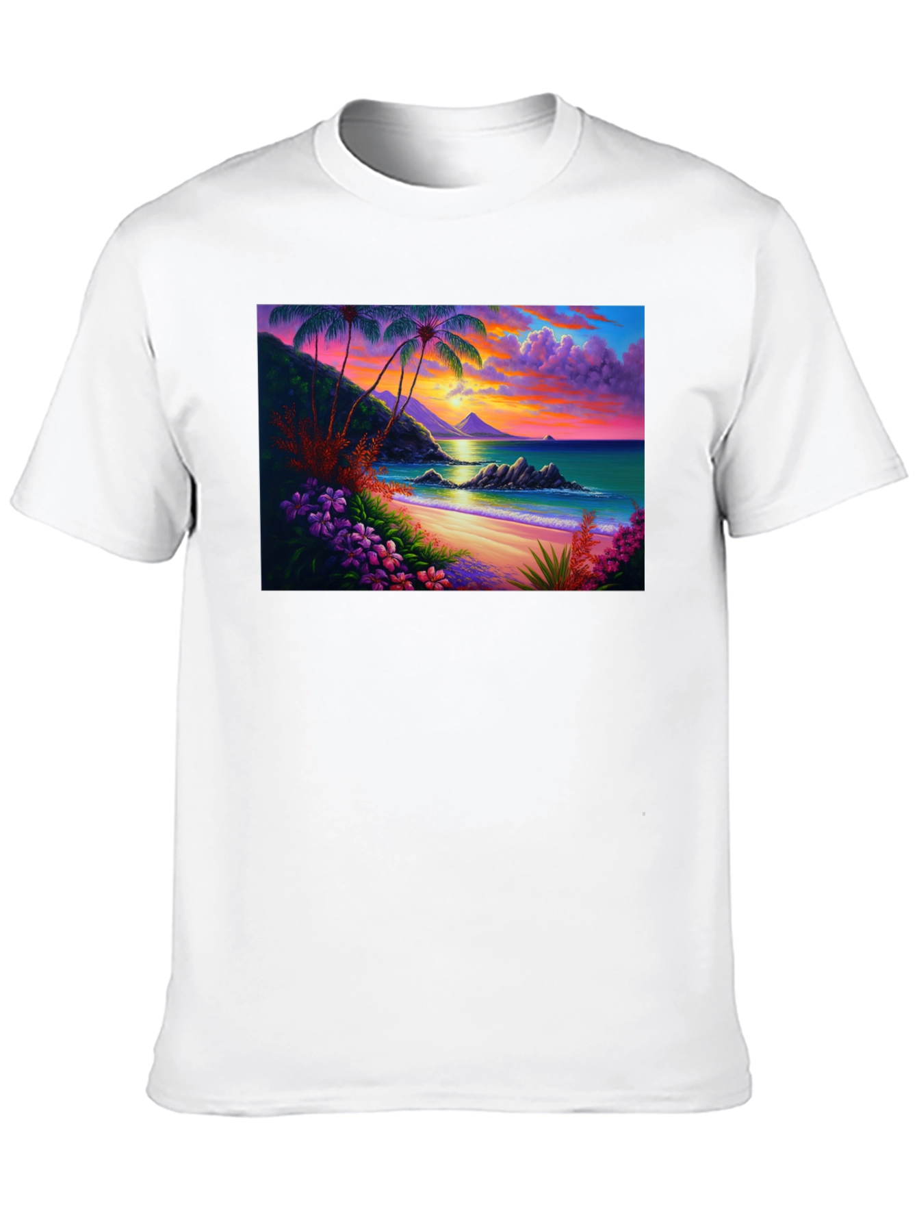 Tropical Beach Sunset Tee