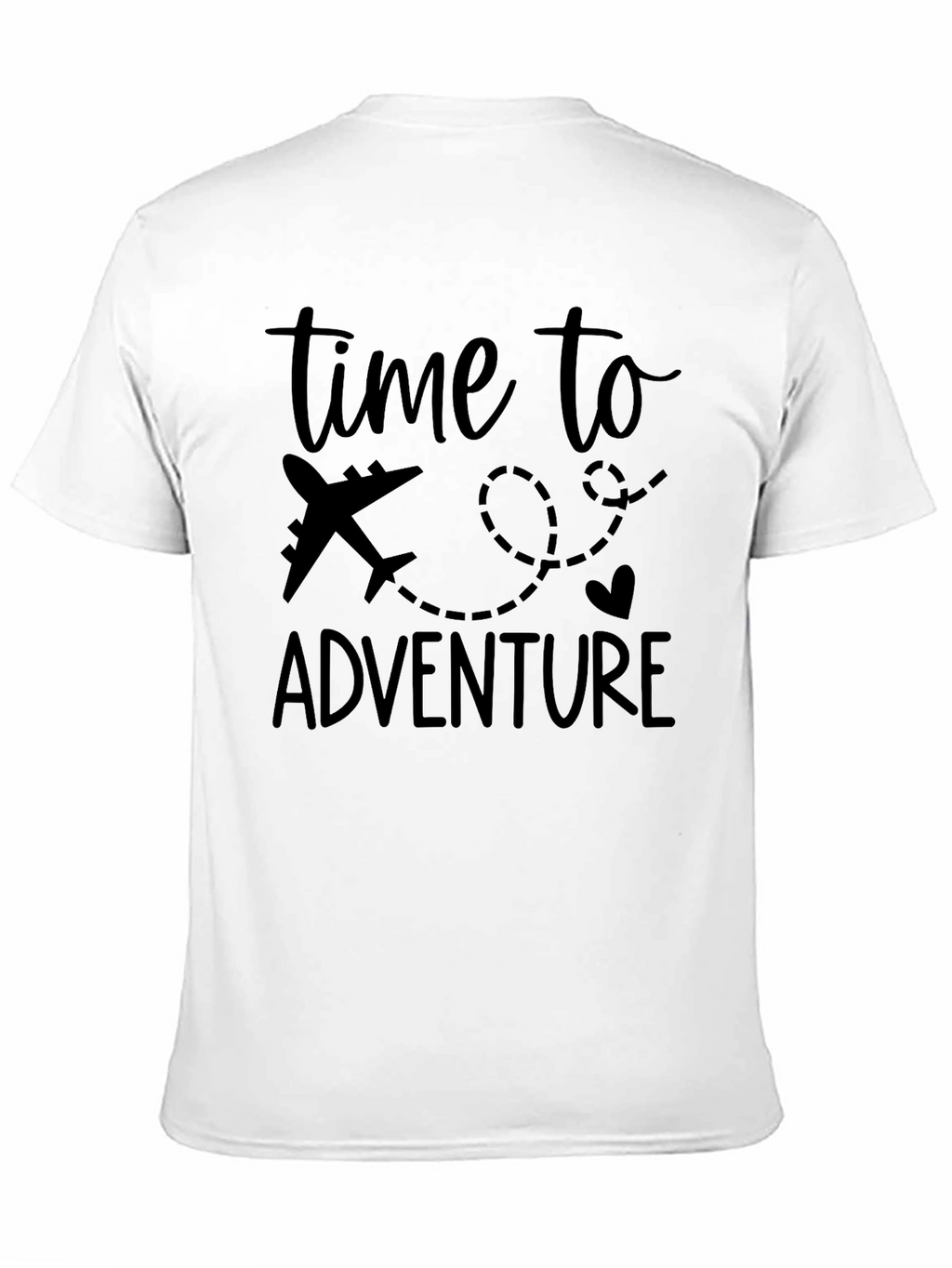 Time To Adventure Black T-Shirt